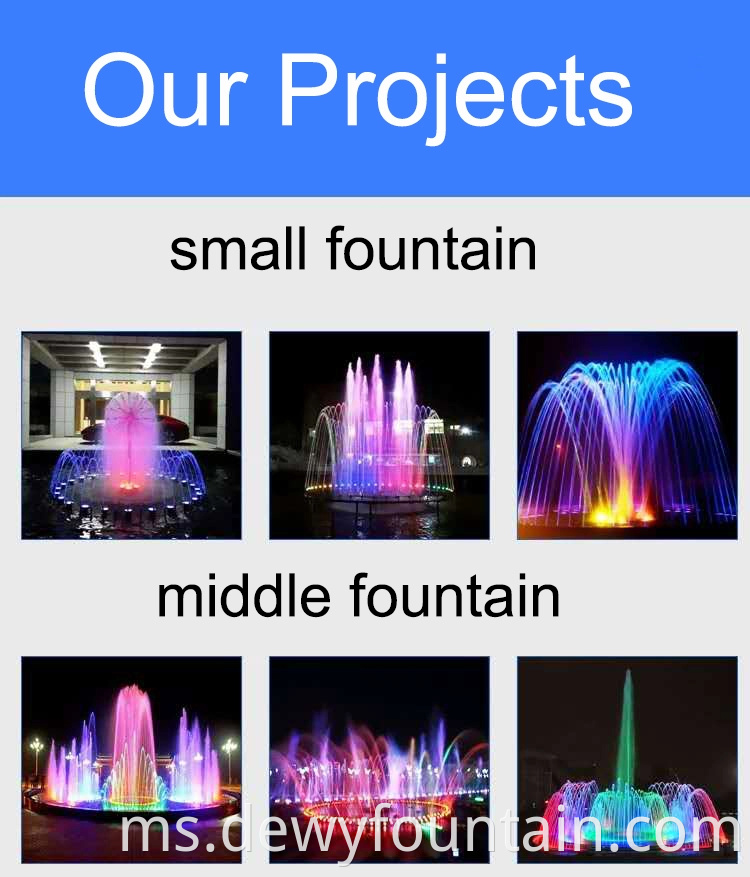 modern outdoor fountain